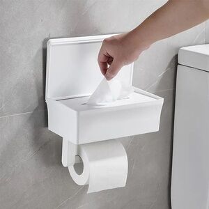 NIB Toilet Paper and Wipes Holder
